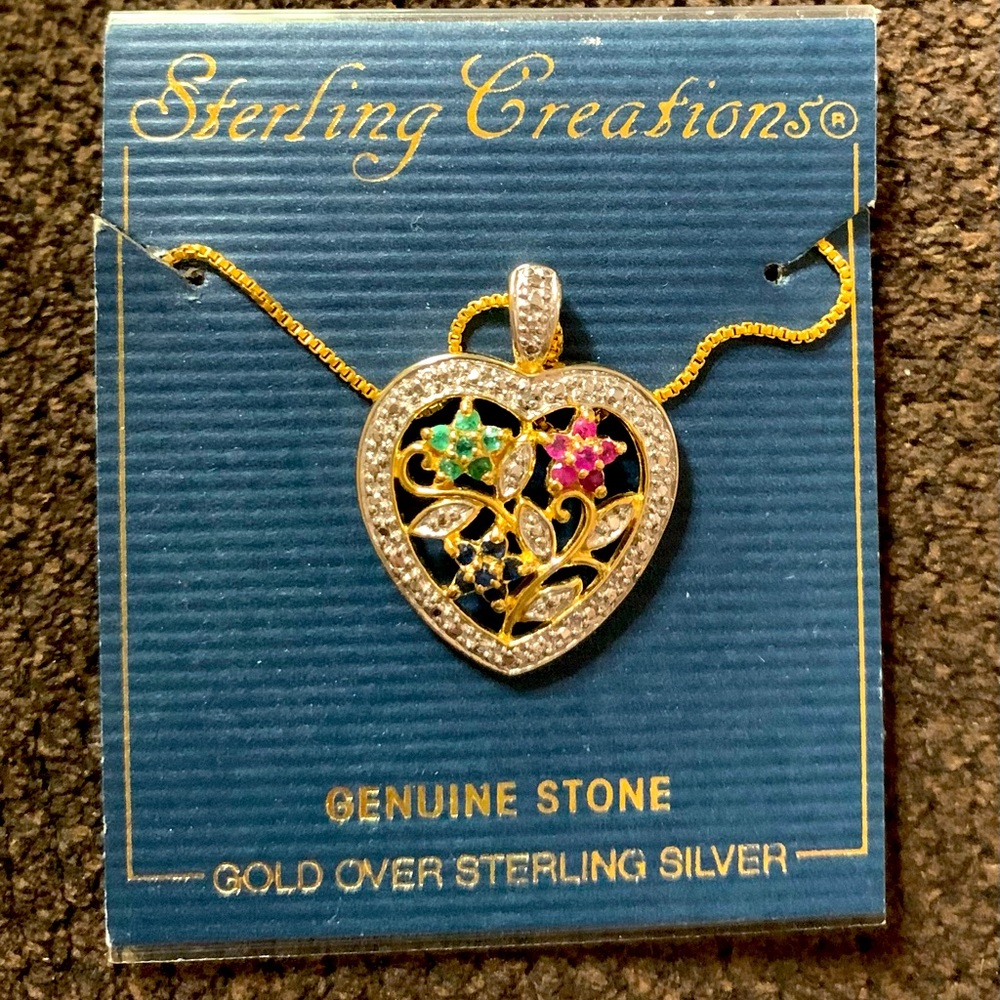 New 925 gold over silver